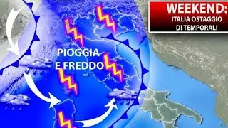 METEO- FORTISSIMO MALTEMPO CON PIOGGE INTENSE E TEMPORALI IN ARRIVO DOPO PASQUA!!!