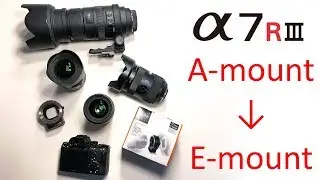 SONY a7Riii & LA-EA3 Lens Adapter - Auto Focus Testing with Sigma & Zeiss [4K]