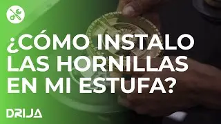 Estufa Gas Drija - &iquest;C&oacute;mo instalo las hornillas en mi estufa de gas?