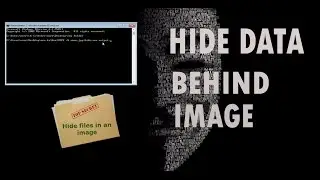 how to hide data behind image