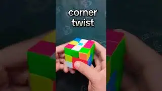 I am a speed cuber / corner twist and change algorithm #rubics #cuber2125