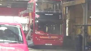Brighton City Sightseeing bus fleet no. 593 Prince Regent seen in Conway Street bus depot 22/03/2024