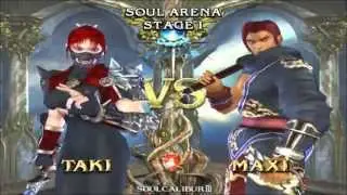 Soul Calibur III Taki vs Maxi Game over