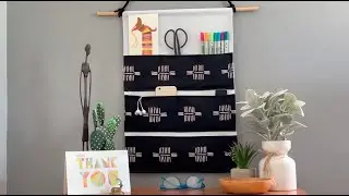 How to Create a Hanging Wall Organizer With Pockets