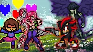 Frisk (New) & Diavolo Vs Meruem & Shadow in Jump Force Mugen
