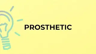 What is the meaning of the word PROSTHETIC?