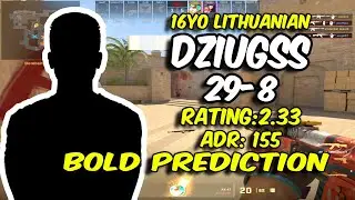 jL Bold Prediction: 16yo Lithuanian Prodigy dziugss 29/8 (Mirage) FACEIT Jan 9, 2025 | CS2 POV