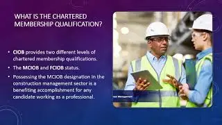 CIOB Professional Review Example pdf