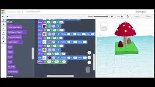 Tinkercad Codeblocks - How to Code a Mushroom Farm