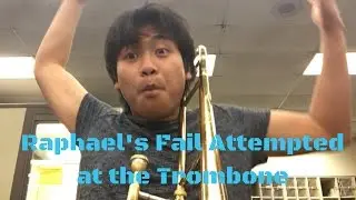 Psycho Geek Critic Tries to play Trombone (Fail Rage)