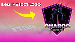 BGMI GAME MASCOT LOGO MAKING | PUBG GAME LOGO KAISE BANAYE