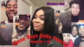 ASKING RANDOM GUYS TO RATE ME 1-10 MONKEY APP