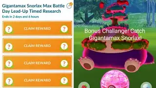 Gigantamax Snorlax Max Battle day || PokemonGo