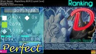 osu!catch MapleStory BGM (Crystal Cave) (Rank D/FC) - Wizet,Nexon