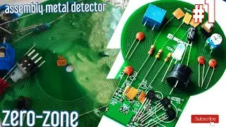Assembly Diy Kit Metal Detector | Diy Electronic Project Kit | Awesome Metal Detector @zero-zone420