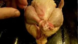 How to tie chicken legs without string