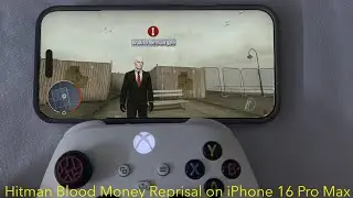 Hitman Blood Money Reprisal gameplay on iOS | Xbox controller
