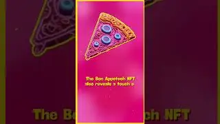 This ain't your average Pizza slice...🍕❌ #shorts #NFTPizzaParty #3Dartstyle #pizza #pizzarecipe #nft