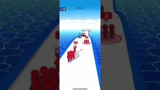 Crowd Battle 3D LEVEL 2 - #Shorts