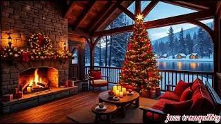 Relaxing Christmas & New Year Jazz Piano and Saxophone | Cozy Holiday Night Music for Sleep & Stress