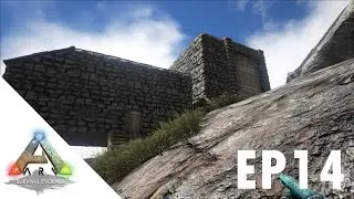 ARK: Survival Evolved S1Ep14 Mountain Base Build!!