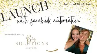 DAY 1 of the Launch with FB Automation workshop! Filling your event with hot leads!