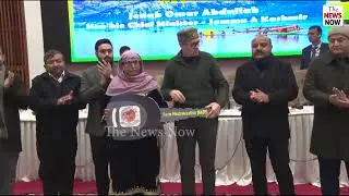 CM Omar Abdullah Chairing a District Srinagar Review Meeting