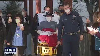 Пожарный Оклахомы, пострадавший при пожаре в Сильверадо, выписан из больницы