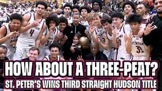 St. Peter's Prep 52 Hudson Catholic 40 | Hudson County Tournament Final | Marauders Three-Peat!