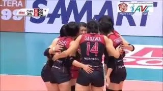 NEC Red Rockets レッドロケッツ  [JPN] CHAMPION - Highlights - 2016 AVC Women's Club Volleyball