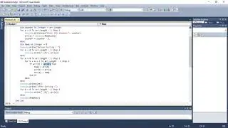 PROGRAMMING BUBBLE SORT ALGORITHM VISUAL BASIC VBNET