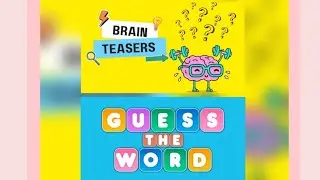 BRAIN TEASER | GUESS THE WORD | FILL IN THE MISSING WORD