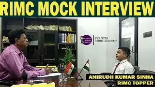 RIMC #Mock interview #RIMC selected candidate 2022#Military school interview #RIMC MOCK INTERVIEW