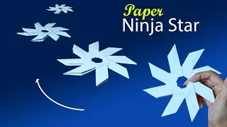 How to Make an 8-Pointed Ninja Star | Easy DIY Tutorial