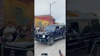 Santa Fe Klan arriving in their neighborhood to give away toys on Three Kings Day&hellip; #santafeklan