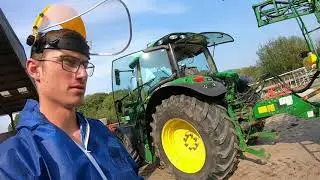 JOHN DEERE 732i TRAILED SPRAYER | MY FIRST DAY SPRAYING
