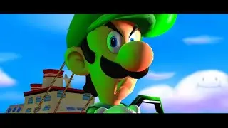 REMASTERED64: Stupid Mario Kart but I remade the Luigi Death Stare scene