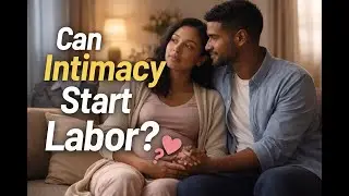 💞🤰 End of Pregnancy Question: Can Intimacy Help Labor Start? l Q Bee #facts #tips #pregnant #mom