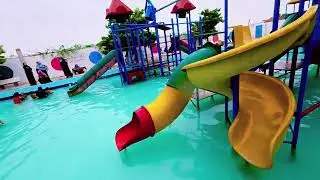 Beautiful Waterpark Disney Land For Poors😂😂 