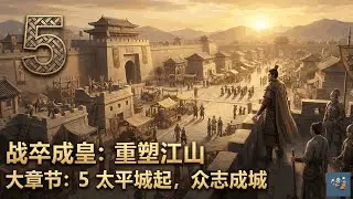 从一片废墟到黄金之城！他建立的不是城市，而是一个无法被攻破的梦想！战卒成皇：重塑江山 第5大章 太平城起，众志成城 #种田文 #基建狂魔 #太平城 #经济强国 281 350