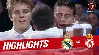 Resumen de Real Madrid vs Cultural Leonesa (6-1)