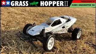 TAMIYA GRASSHOPPER 2, FIRST RUN BEFORE UPGRADE!
