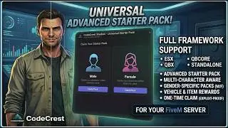 FiveM Advanced Starter Pack Script | ESX, QBOX & QBCore | Exploit-Proof NPC Rewards