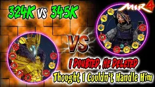 Confidence Unlocked Mid‑Fight | 324K Lancer vs 345K Arbalist| MIR4 PvP