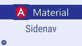 Angular Material Tutorial - 11 - Sidenav