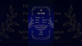 The Star #tarotlearning #thestartarot