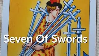Twin Flames - Learn Tarot Series 🔮 Seven Of Swords
