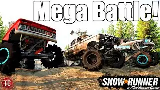 SnowRunner: MEGA TRUCKS vs TRUCK NIGHT!!