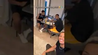 Newcastle United players, Alexander Isak and Joe Willock eating Nigerian food (fufu) #newcastle