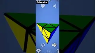 Pyramid cube solve in ten seconds #cubesufer #cube #trendingshorts #cubesolver #rubikscube #shorts